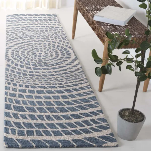 EBONY Hand Tufted 2'-3' x 9' runner