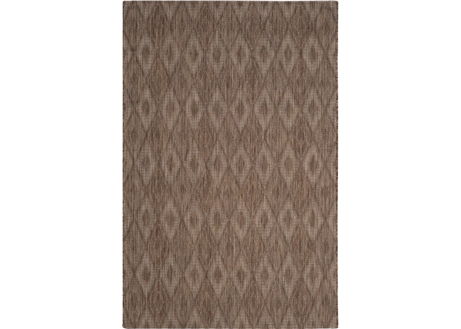 COURTYARD 8522 BROWN  10' x 14' Large Rectangle Rug