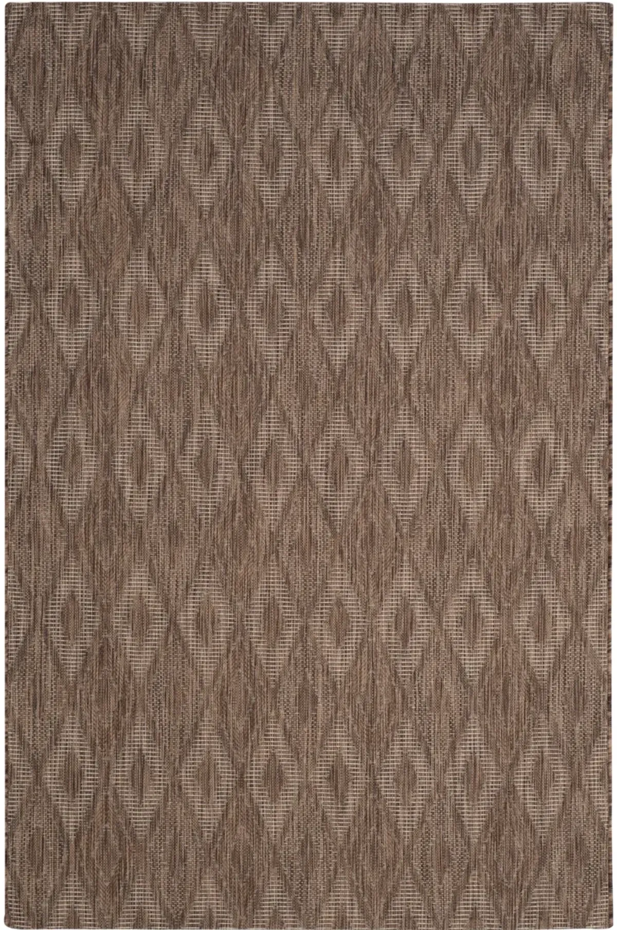 COURTYARD 8522 BROWN  10' x 14' Large Rectangle Rug