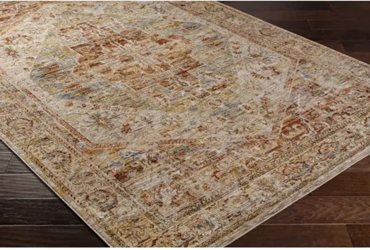 Naila IAL-2300 2'7" x 7'3" Machine Woven Rug