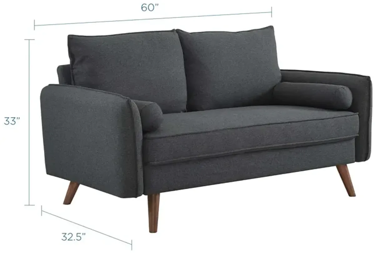 Revive Upholstered Fabric Loveseat