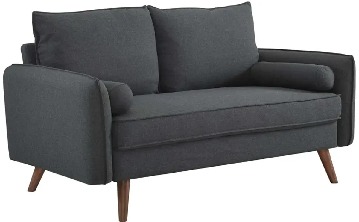 Revive Upholstered Fabric Loveseat