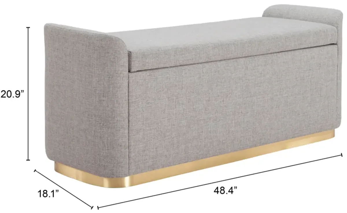 Dobo Storage Bench Gray