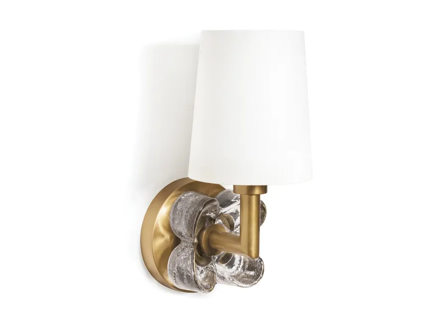 Southern Living Bella Natural Brass Sconce