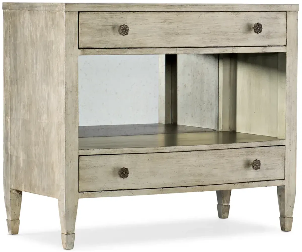 Sanctuary Gemme 2-Drawer Nightstand