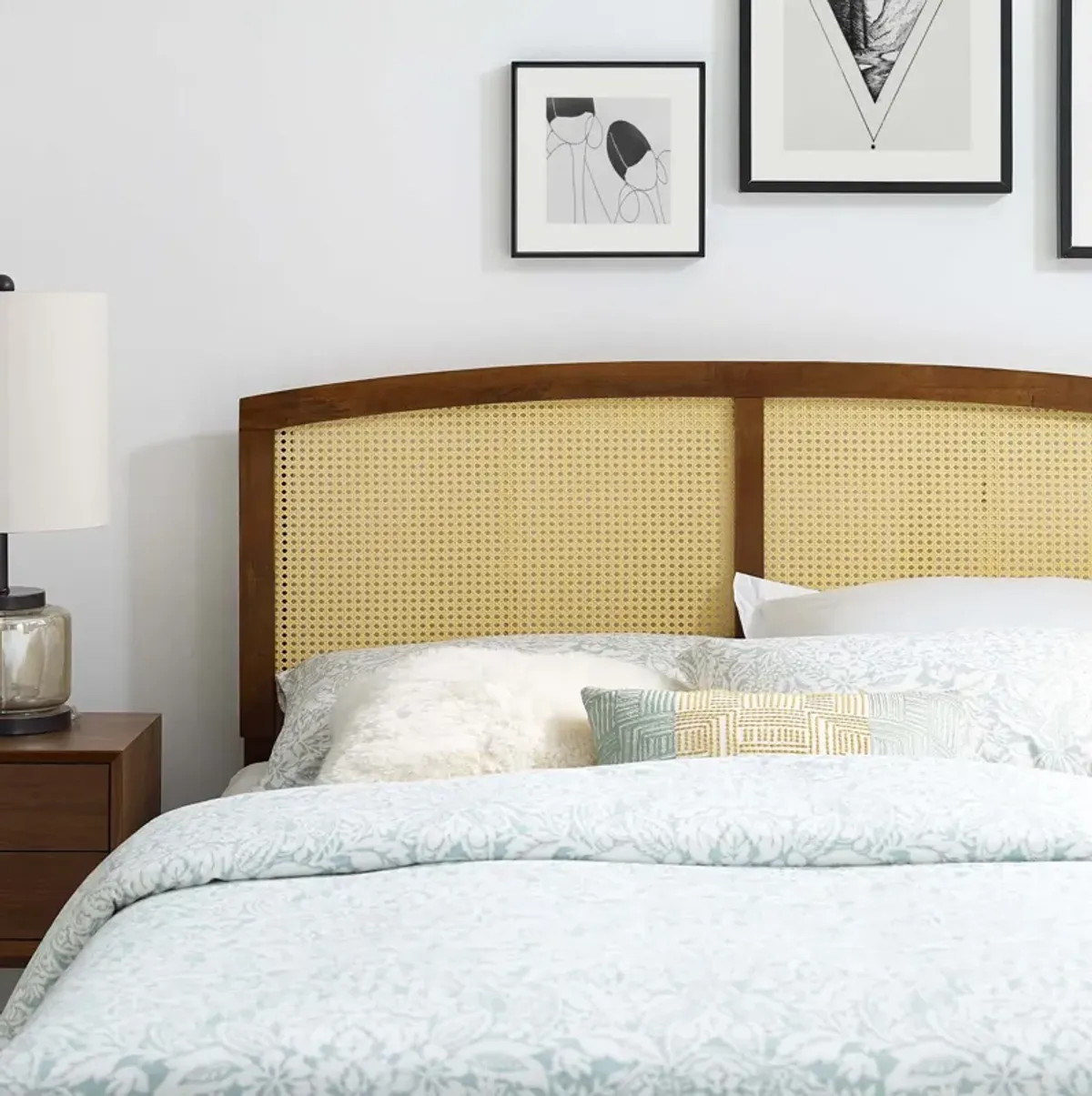 Halcyon Cane Full Headboard