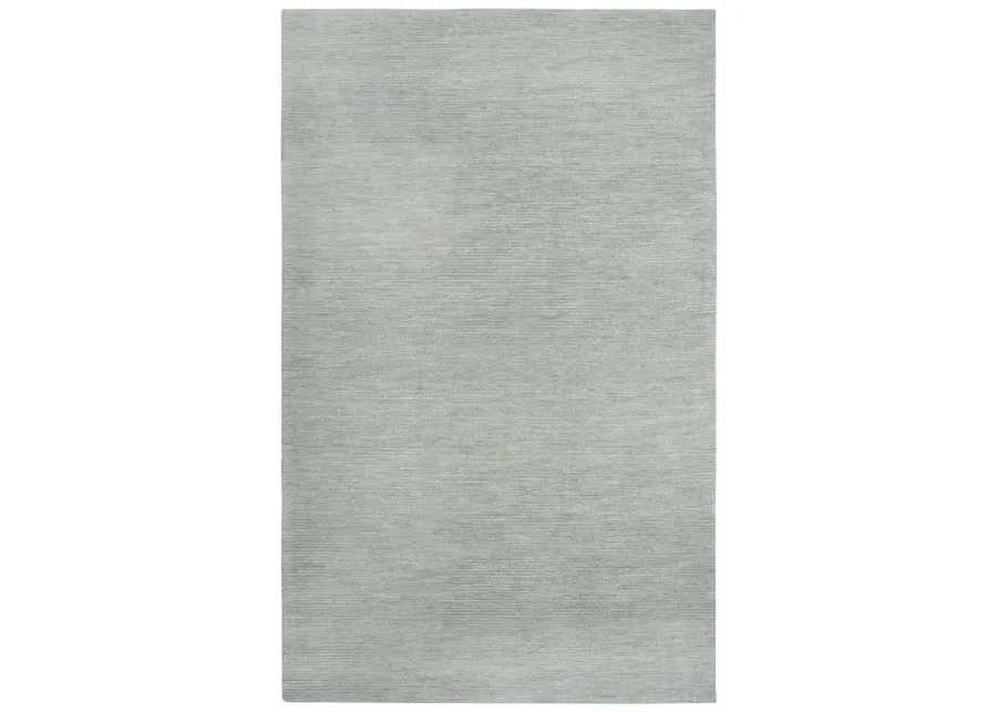 Fifth Avenue Gray Solid Wool 8' x 10' Rectangle Rug