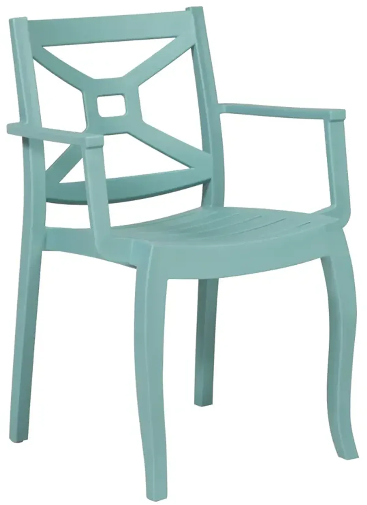 Zeus Set of 4 Stackable Armchair-Blue