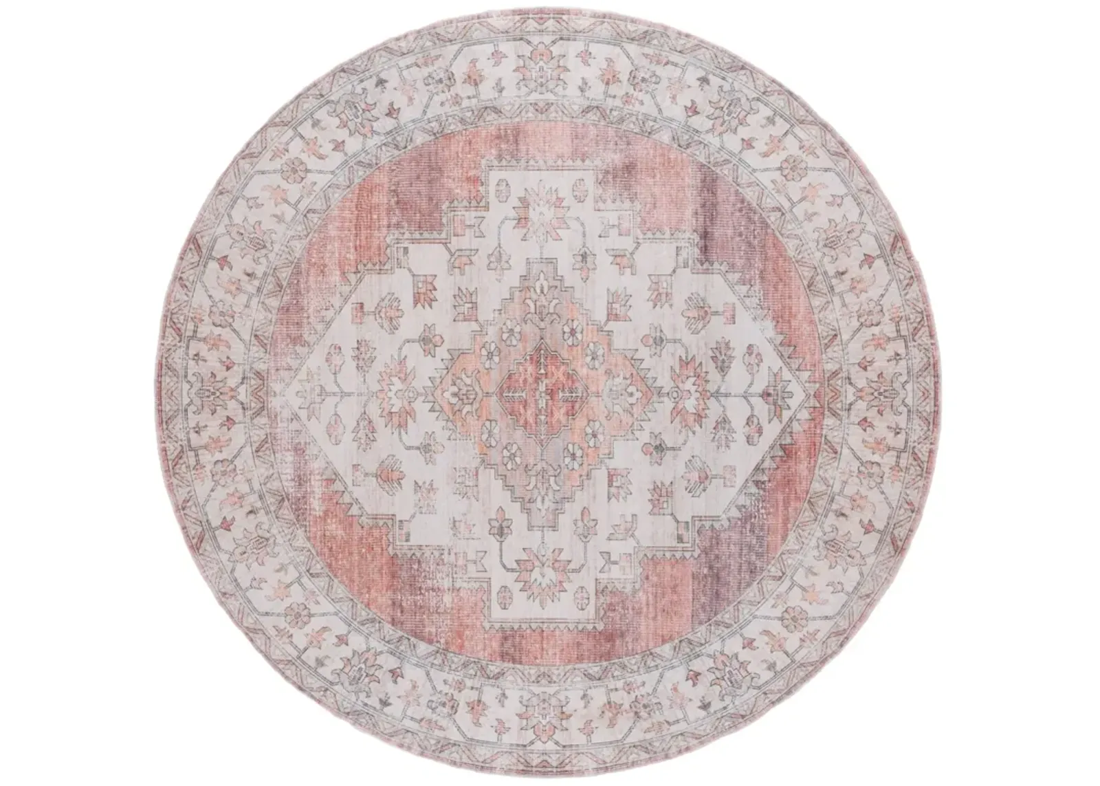 ARIZONA 236 GREY  6' x 6' Round Round Rug