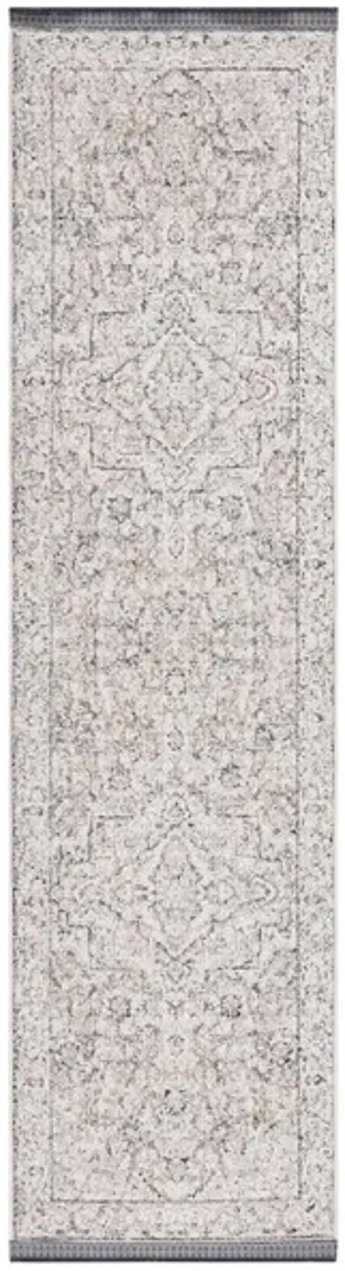 VIVALDI 595 Grey  2'-2' X 8' Runner Rug