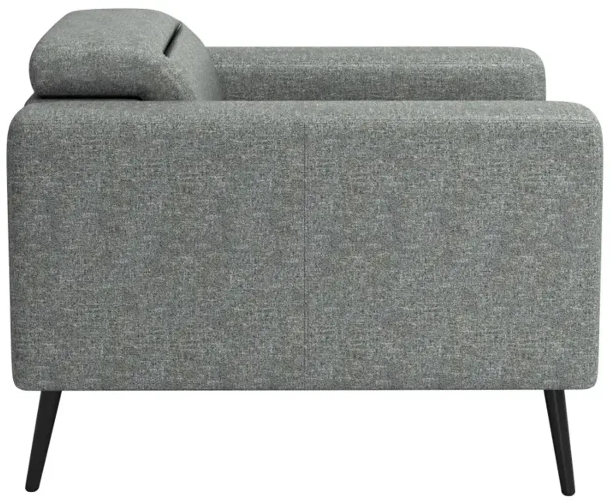 Milan Armchair Dark Gray