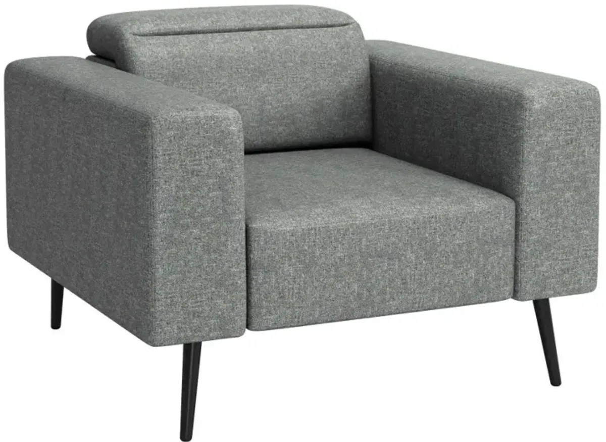 Milan Armchair Dark Gray