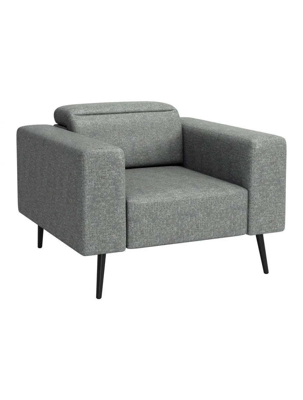 Milan Armchair Dark Gray