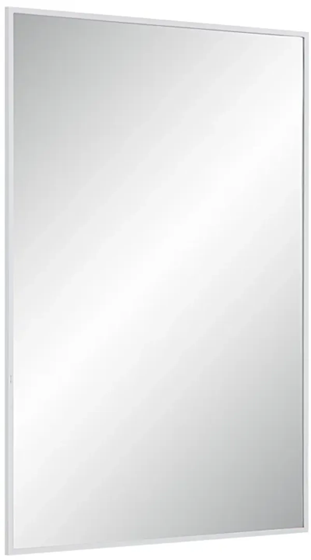 Orchid 35.5" Tall Rectangular Mirror, Matte White