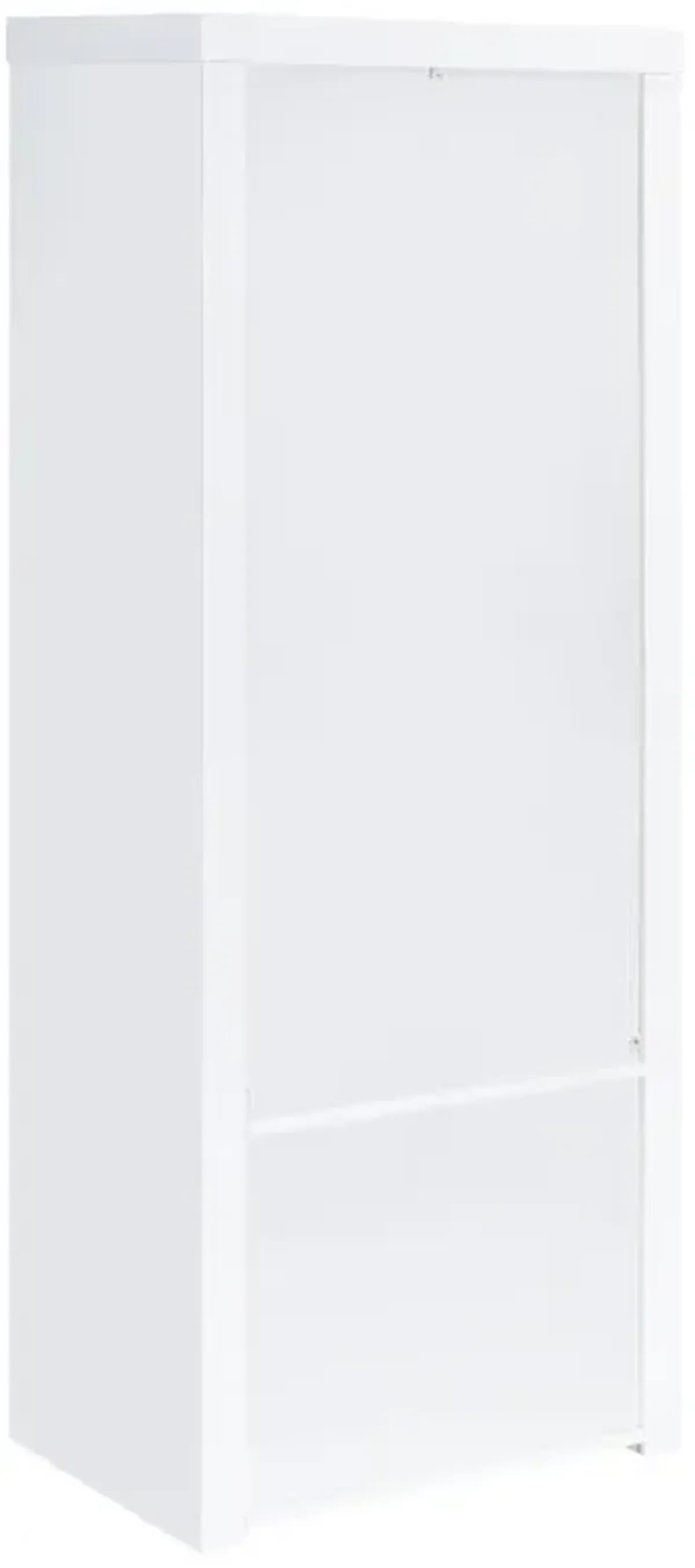 Jude 3-shelf Media Tower With Storage Cabinet White High Gloss