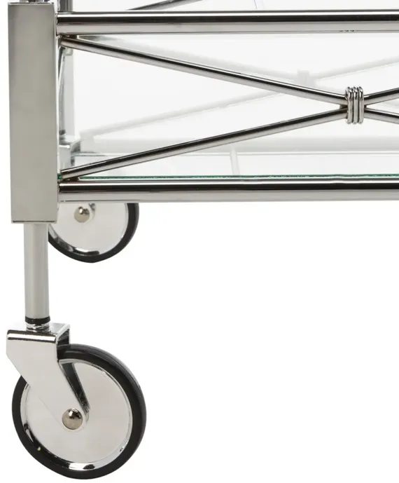 INGRID 2 TIER RECTANGLE BAR CART