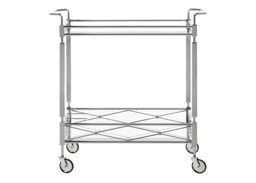 INGRID 2 TIER RECTANGLE BAR CART