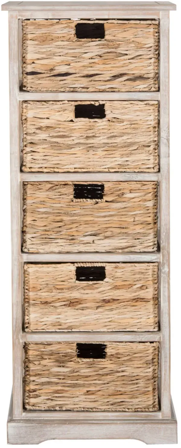 VEDETTE 5 WICKER BASKET STORAGE TOWER