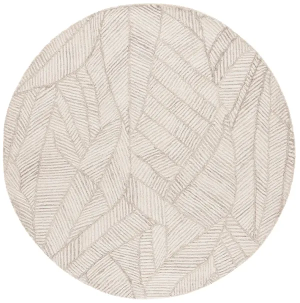 EBONY Hand Tufted 6' x 6' Round area rug