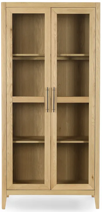 Beechgrove Curio Cabinet in Natural Brown