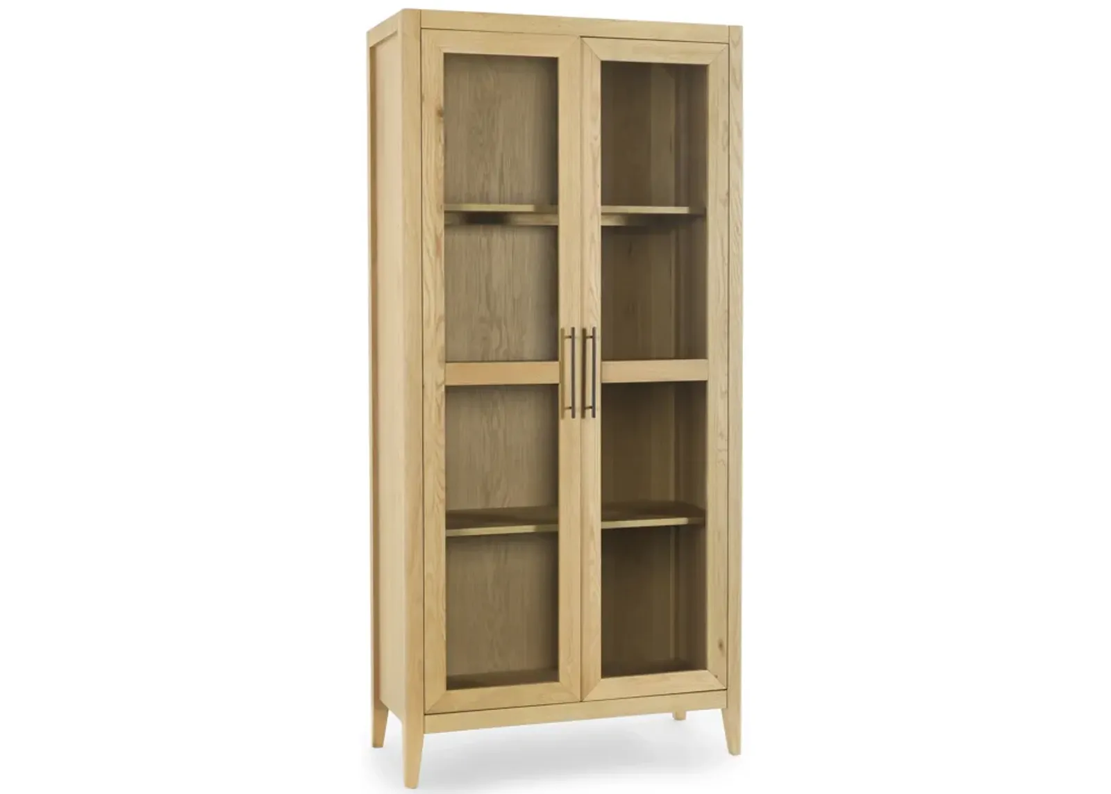 Beechgrove Curio Cabinet in Natural Brown