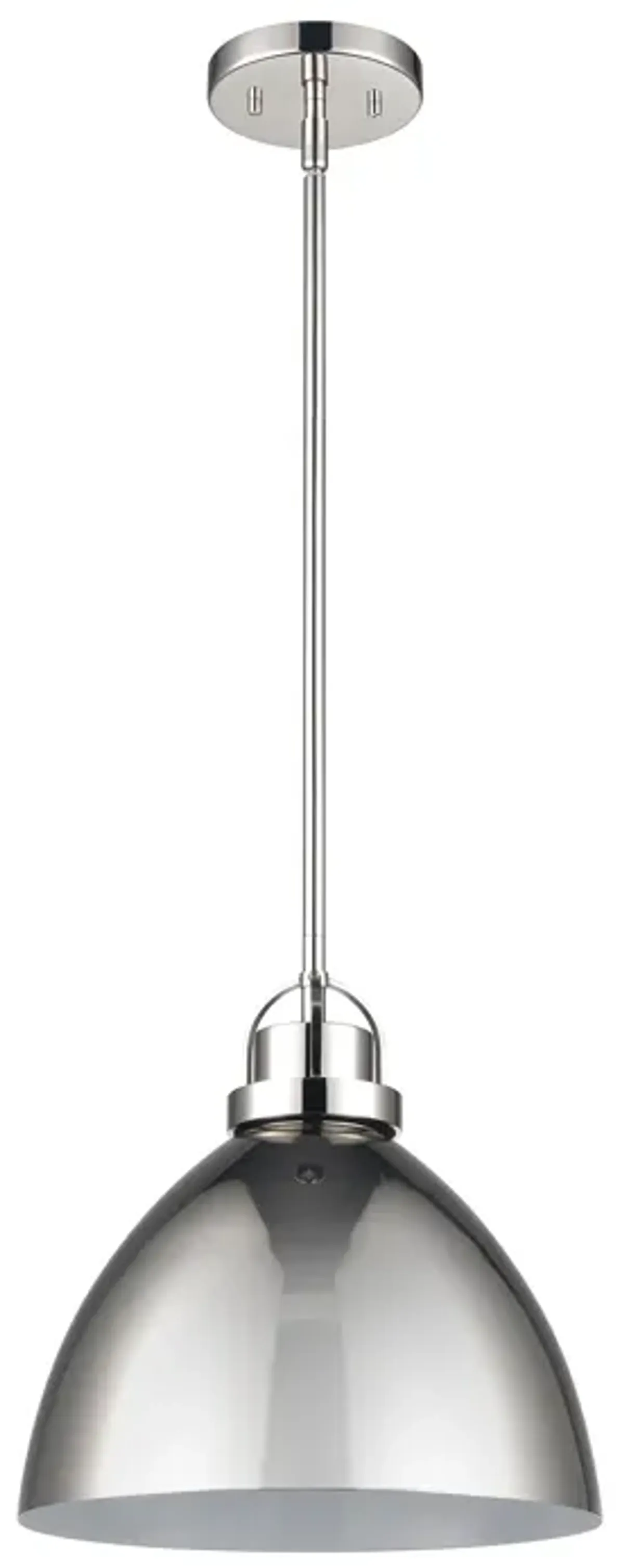 Somerville 12" Wide 1-Light Pendant - Polished Nickel