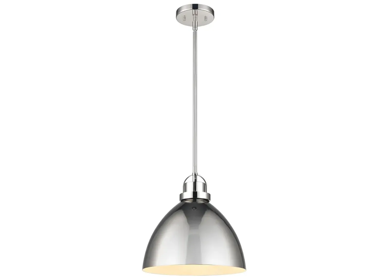 Somerville 12" Wide 1-Light Pendant - Polished Nickel