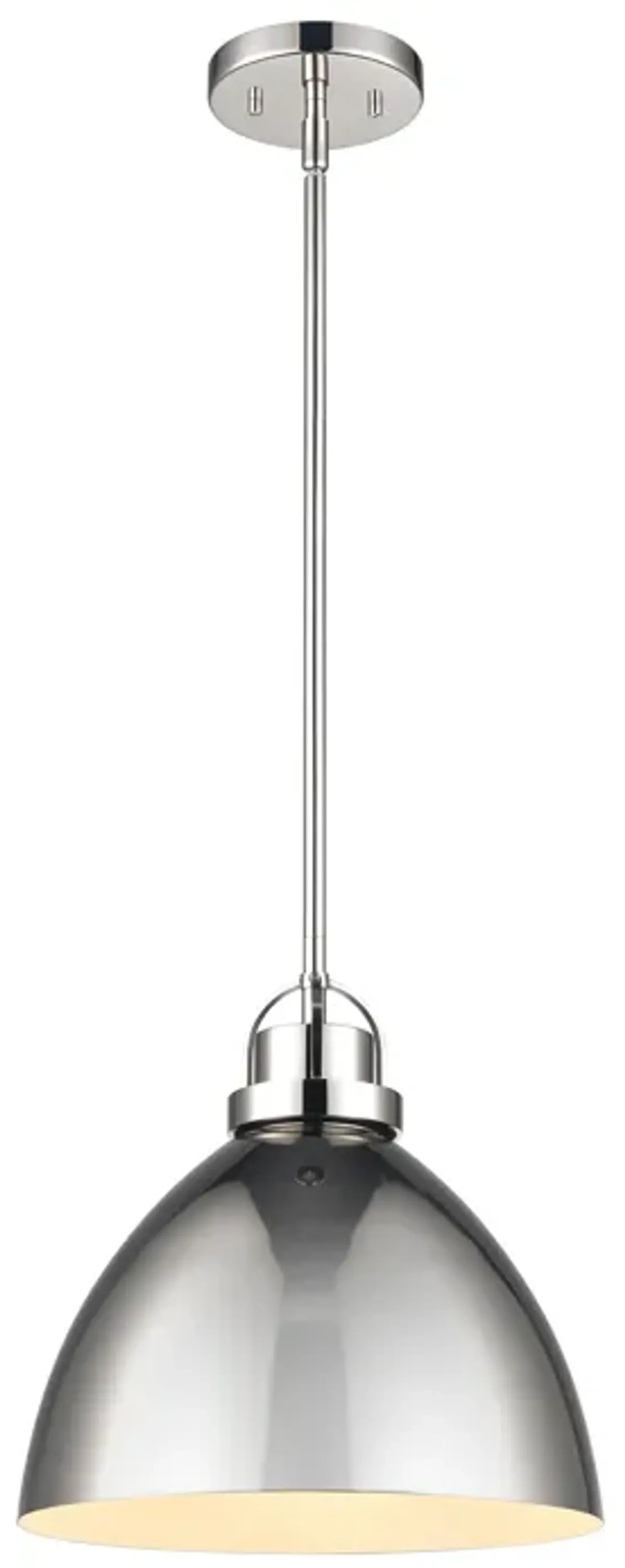 Somerville 12" Wide 1-Light Pendant - Polished Nickel