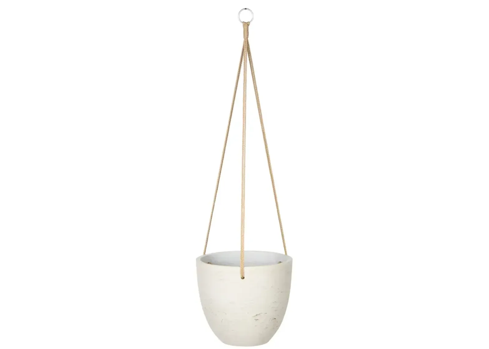 Classic Medium Hanging Pot - White Wash