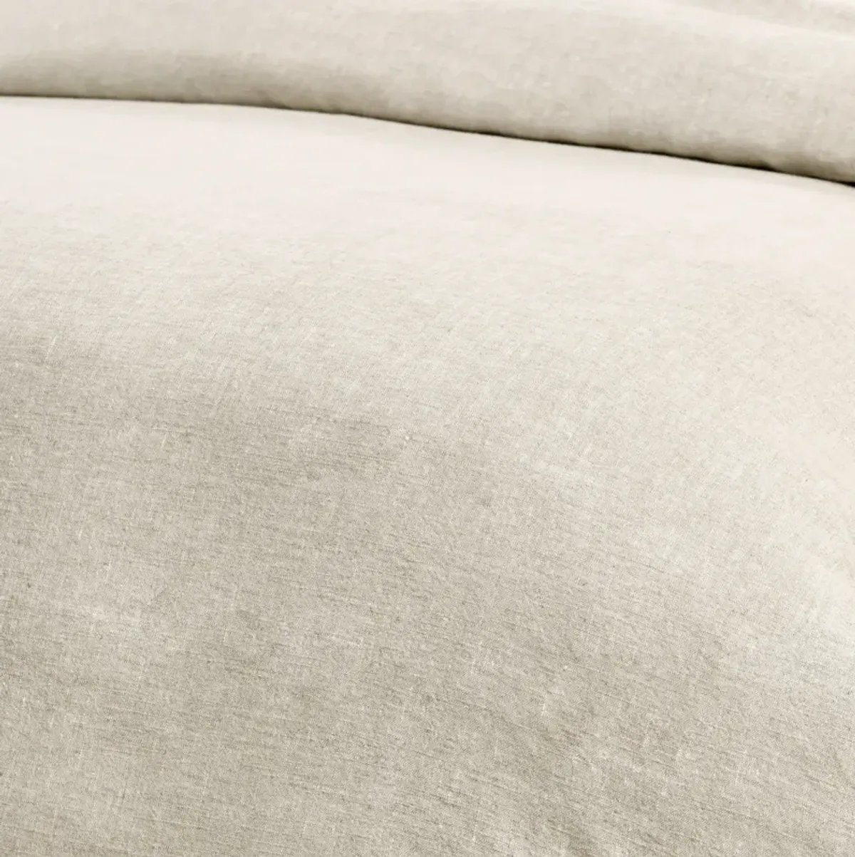 Talia Cotton Linen Blend Natural King Duvet