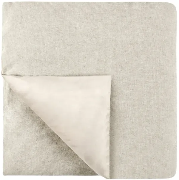 Talia Cotton Linen Blend Natural King Duvet