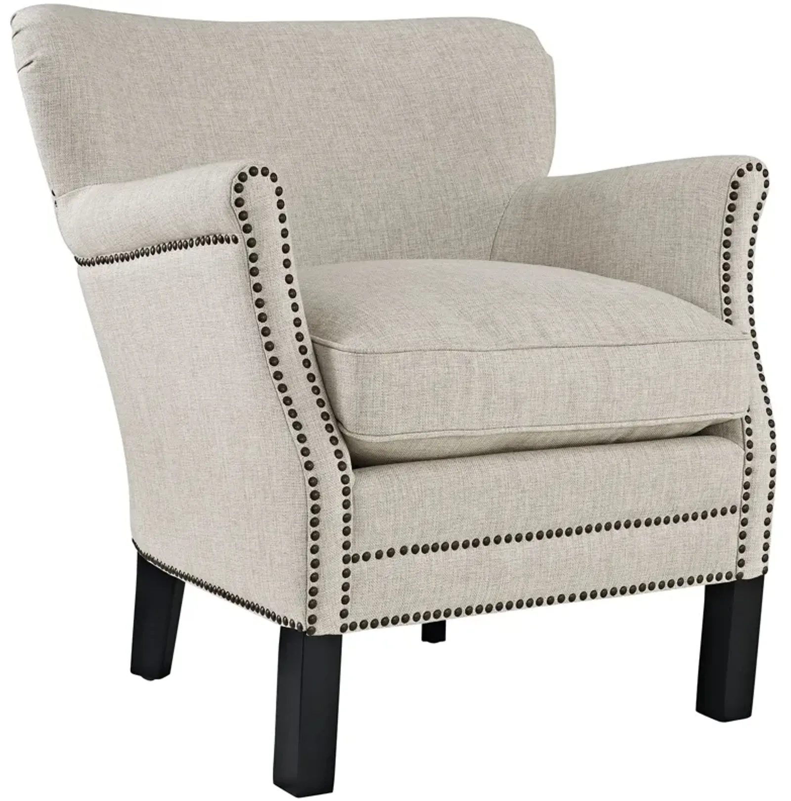 Key Upholstered Fabric Armchair