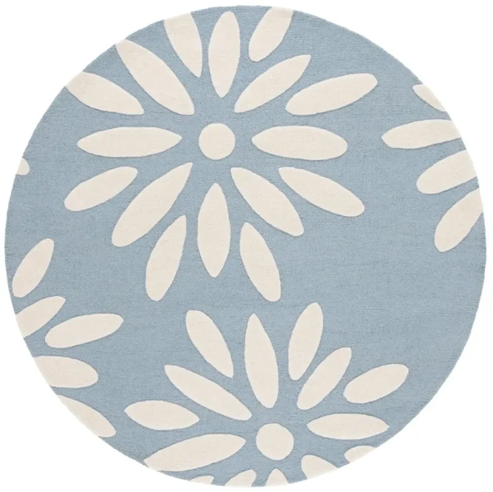 SAFAVIEH KIDS 914 DAISY LIGHT BLUE  6' x 6' Round Round Rug