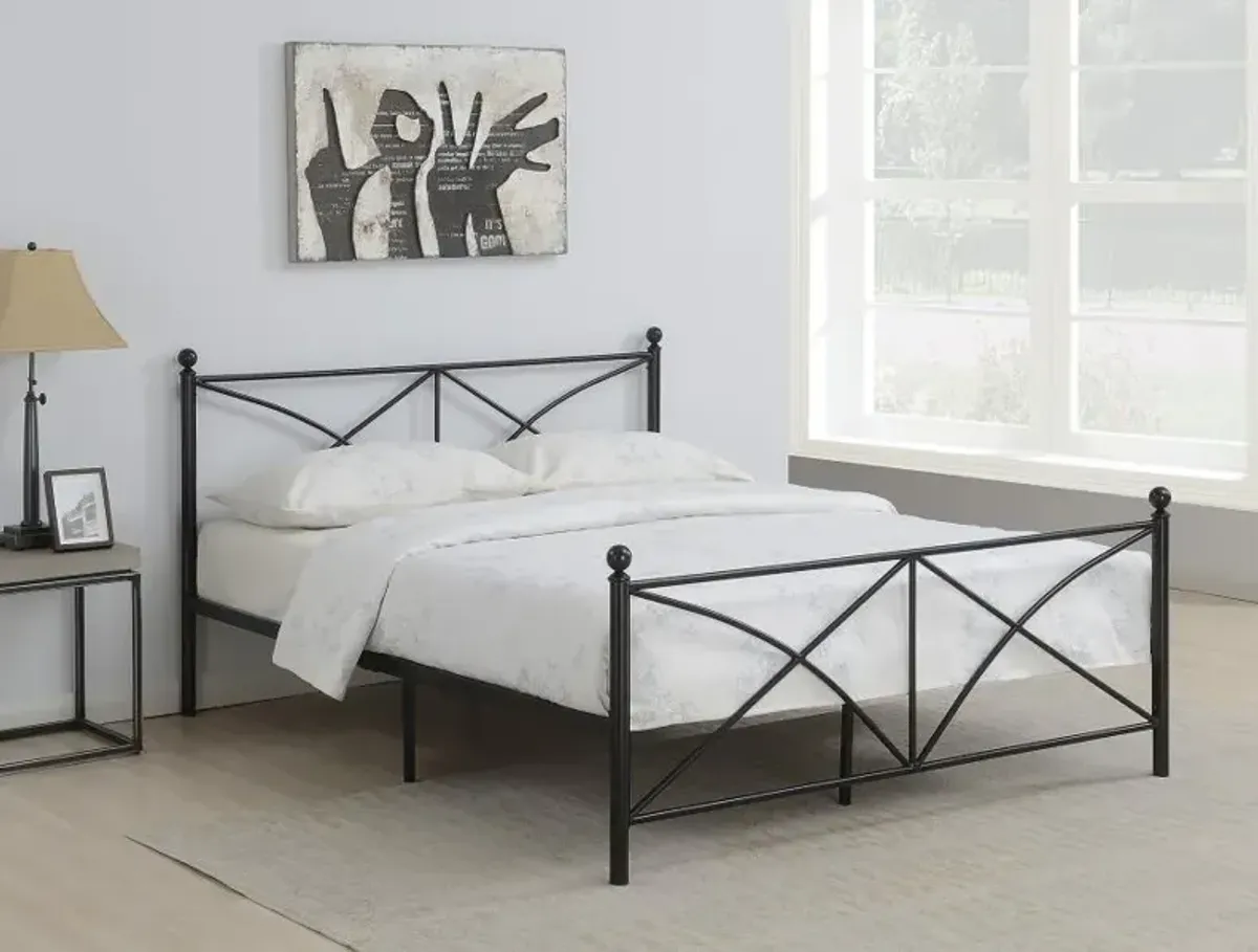 Hart Queen Platform Bed Black