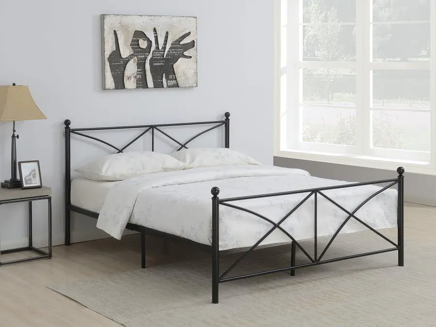 Hart Queen Platform Bed Black