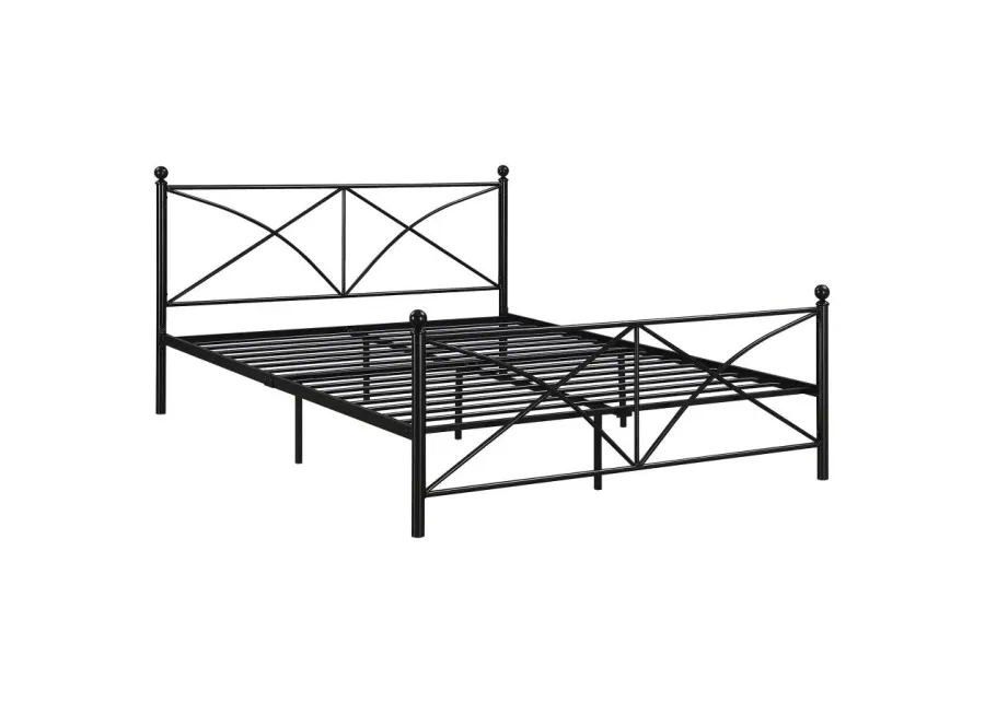 Hart Queen Platform Bed Black