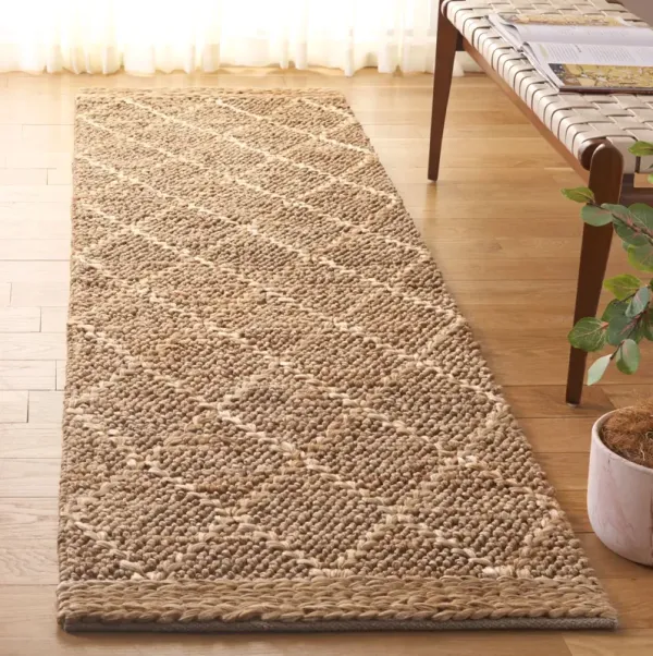 NATURAL FIBER 475 NATURAL 2'-3' x 9' Runner Rug