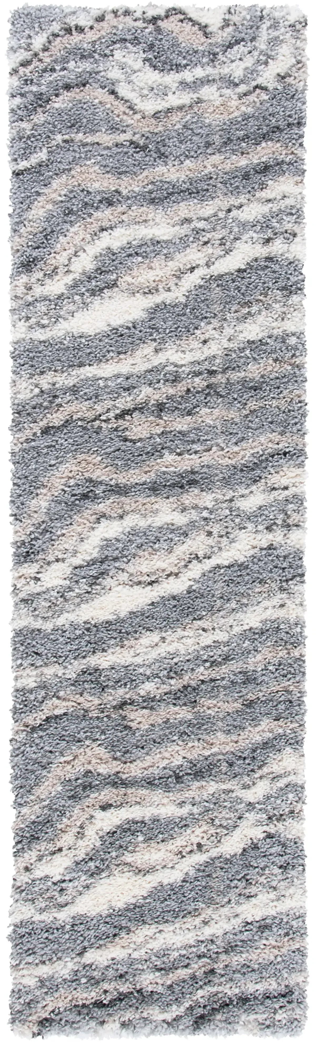 FONTANA SHAG Runner Power Loomed 2'-3" X 8' Rug