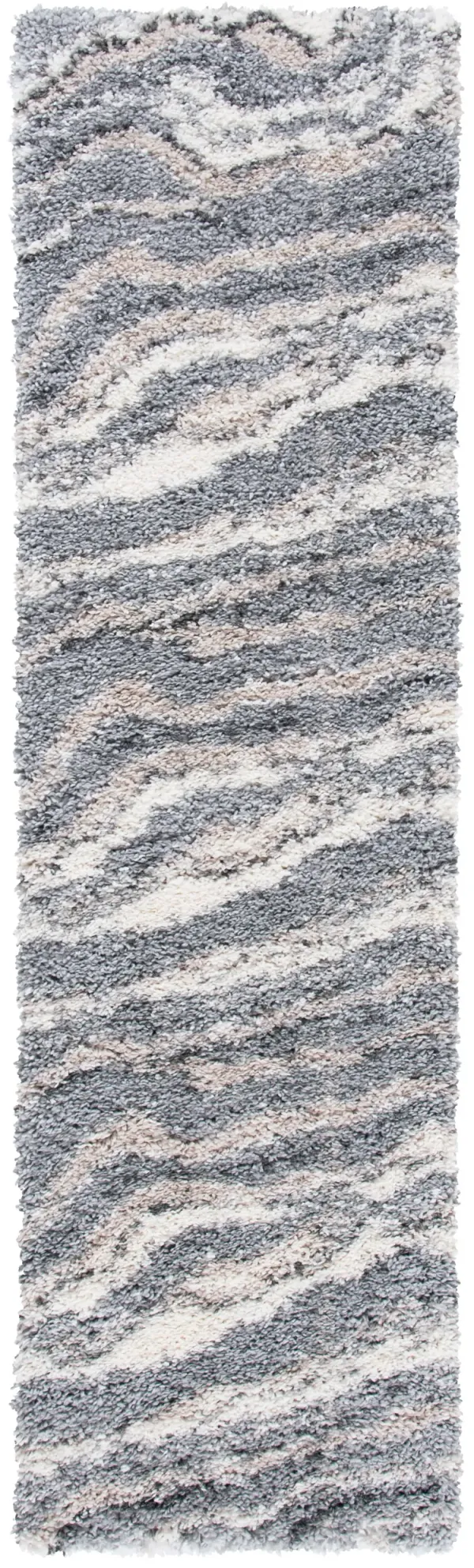 FONTANA SHAG Runner Power Loomed 2'-3" X 8' Rug
