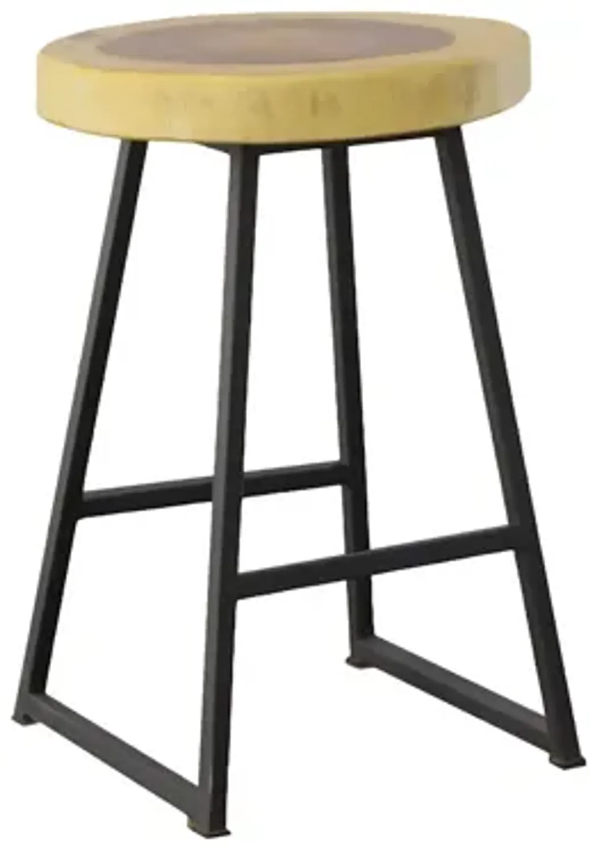 Chuleta Round Bar Stool, Natural