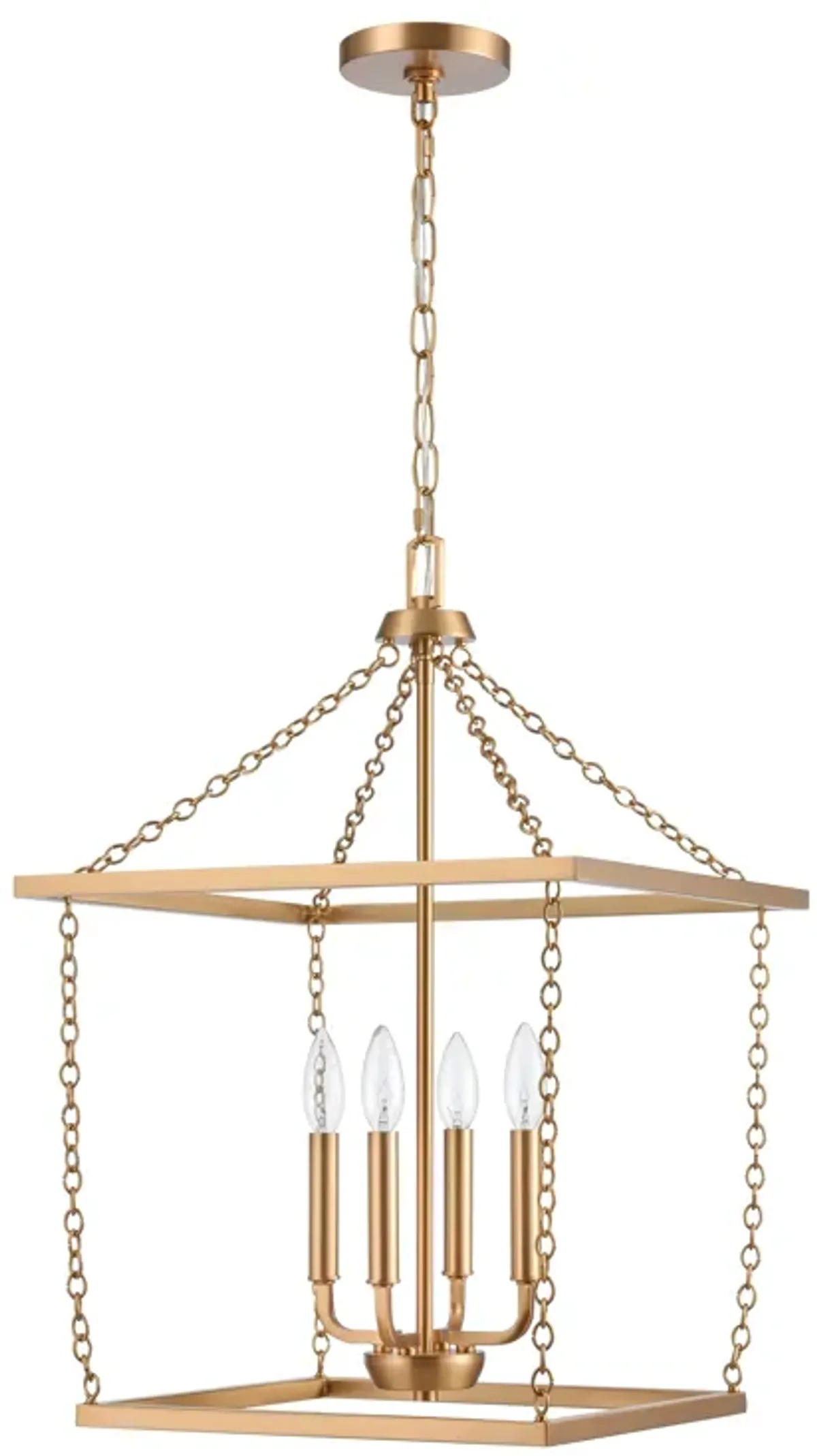 Emmett 17'' Wide 4-Light Pendant - Brushed Gold