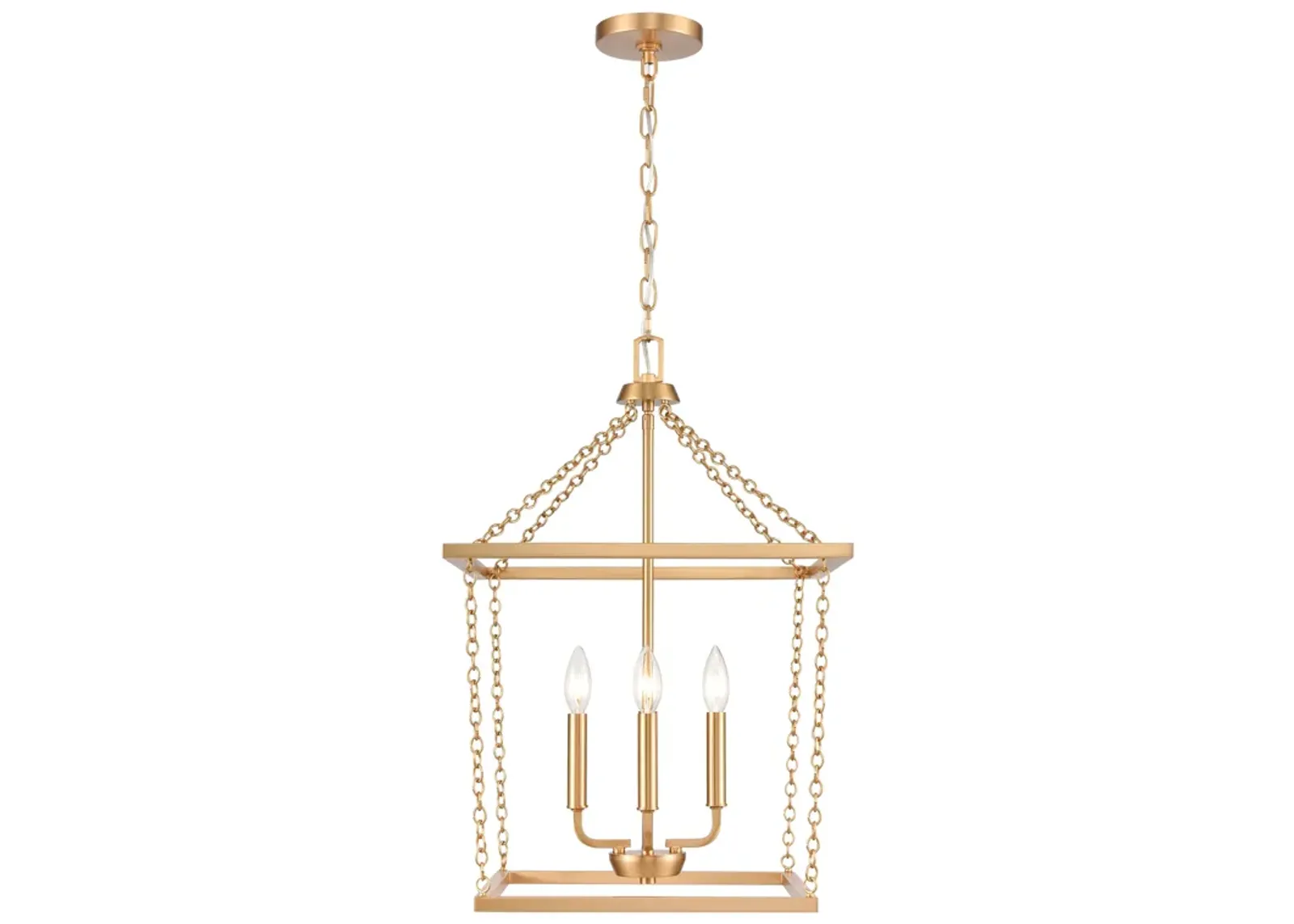 Emmett 17'' Wide 4-Light Pendant - Brushed Gold