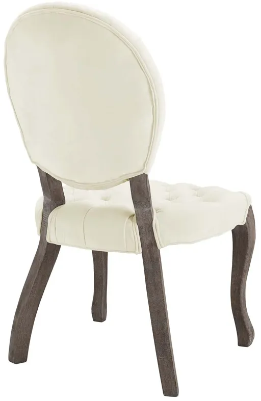 Exhibit French Vintage Dining Performance Velvet Side Chair