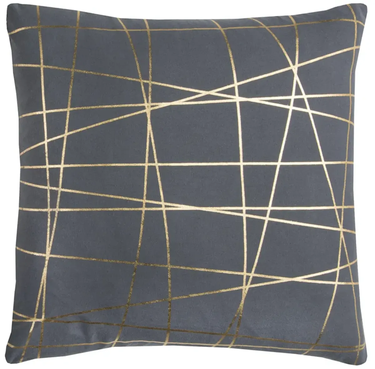 Rachel Kate Abstract Gray  Pillow