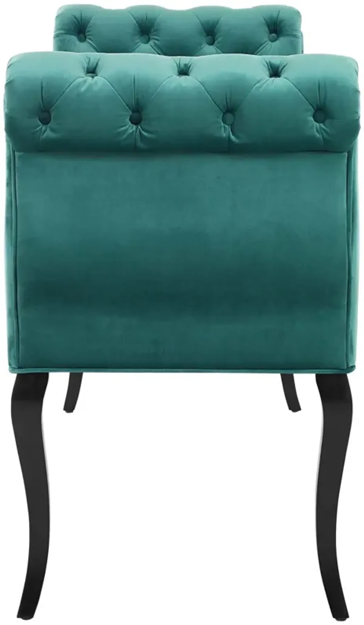 Adelia Chesterfield Style Button Tufted Performance Velvet Bench