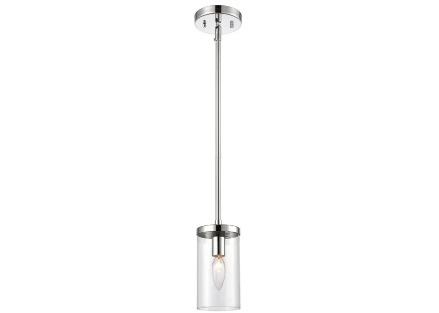 Oakland 4" Wide 1-Light Mini Pendant - Chrome