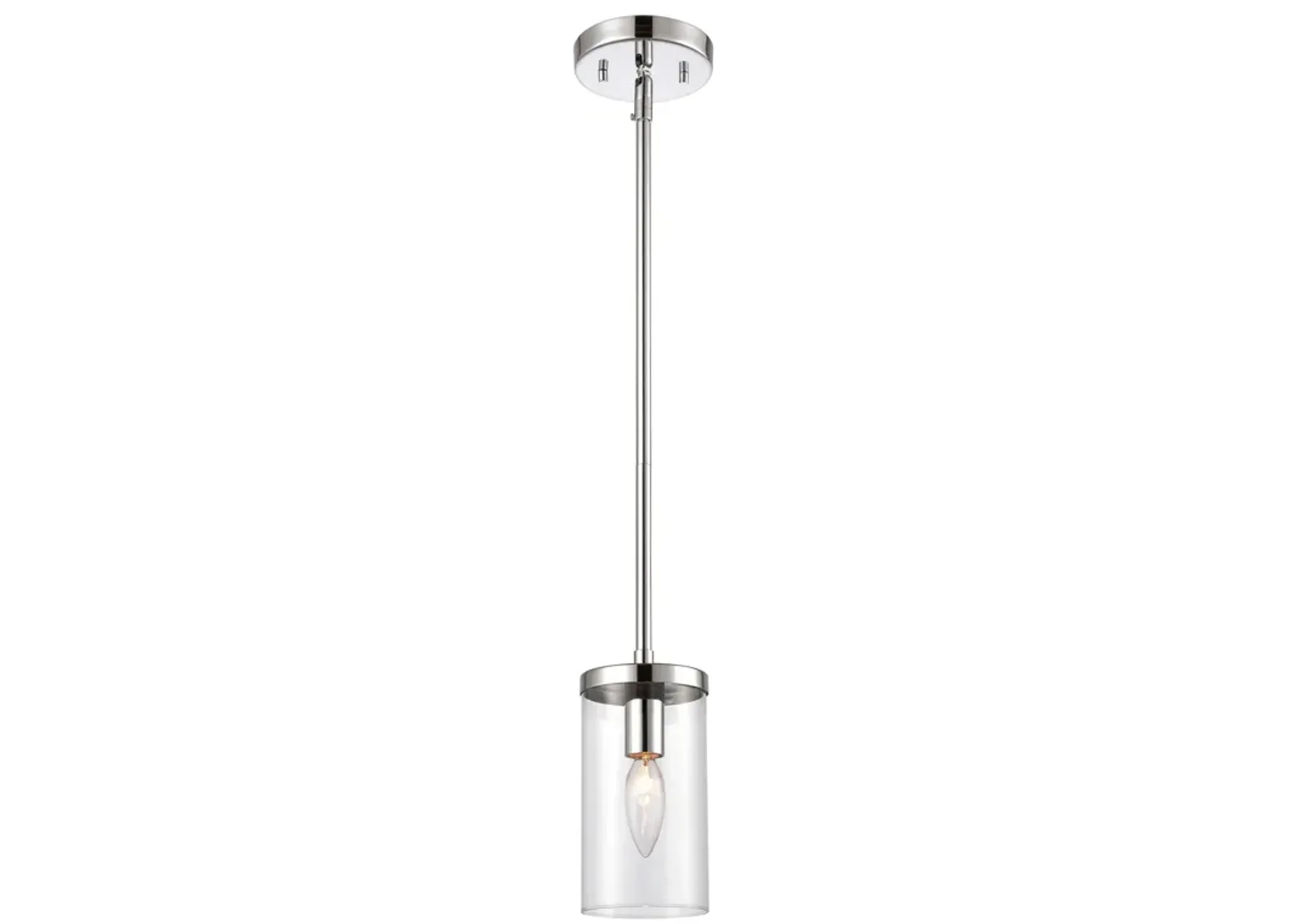 Oakland 4" Wide 1-Light Mini Pendant - Chrome