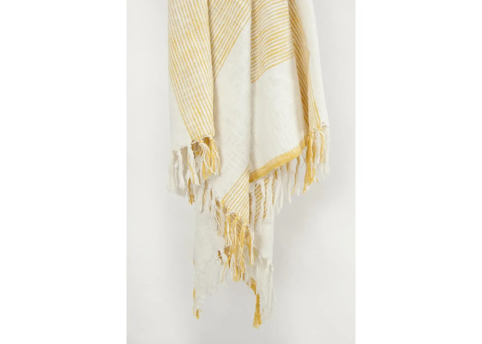 Stripe Ivory Throw