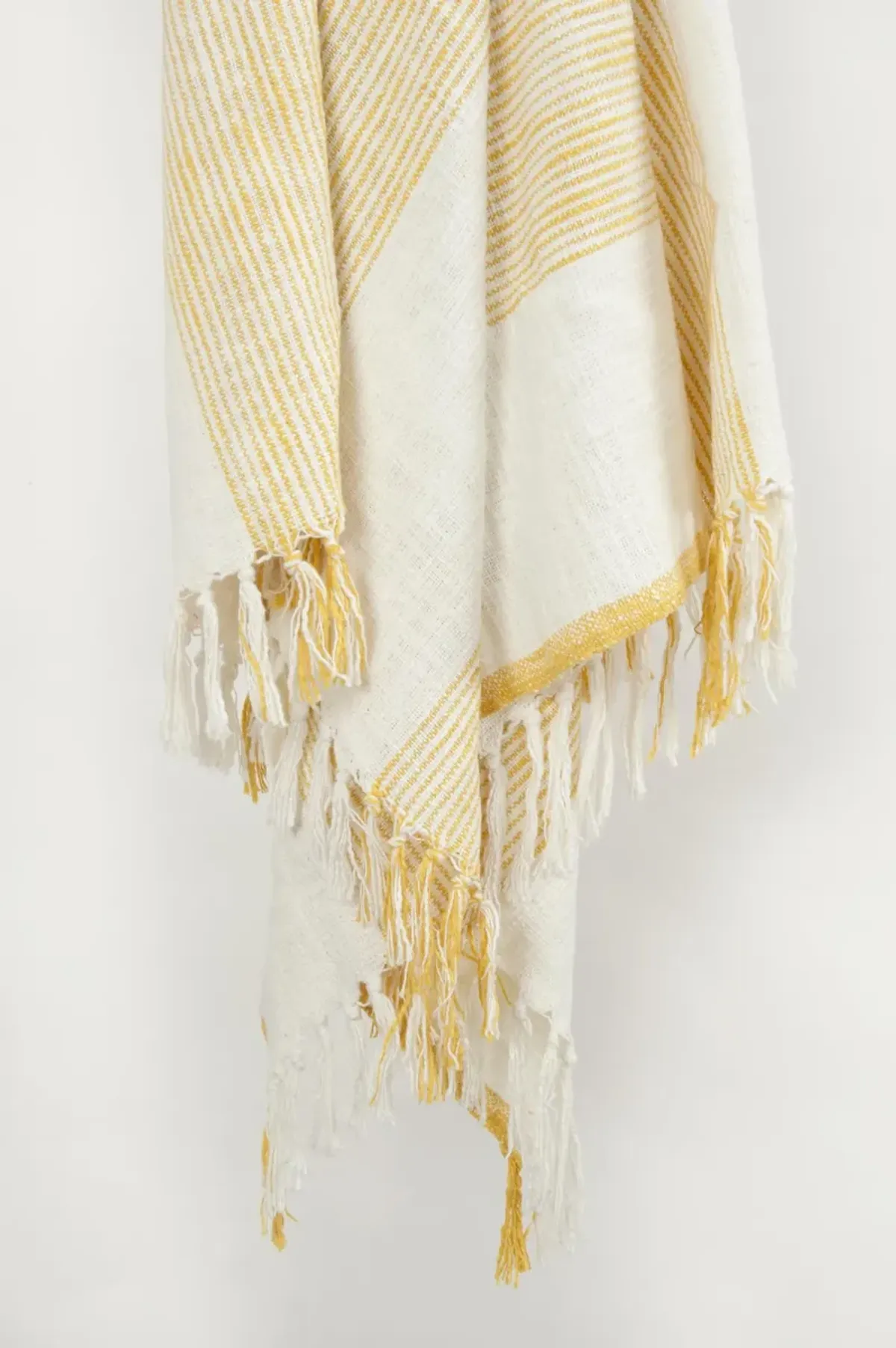 Stripe Ivory Throw