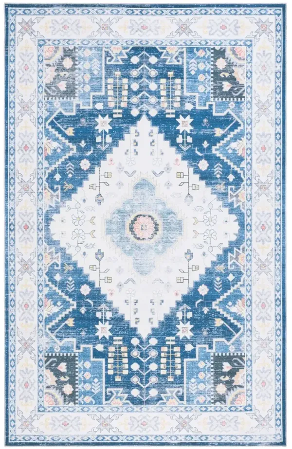 ARIZONA 107 Blue 9' X 12' Large Rectangle Rug